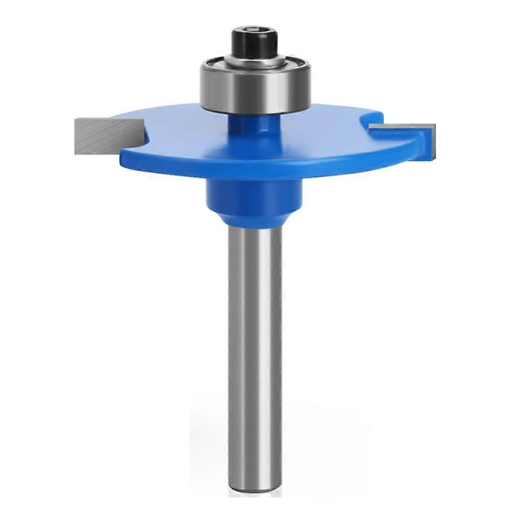 Shank Flute Plunge Milling Cutter 1/4 Inch Shank T Shape Slotting Router Bit