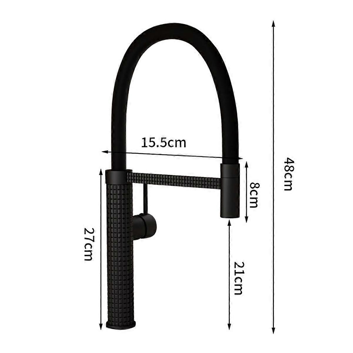 Pull Down Kitchen Faucet Chrome Dual Modes Nozzle Hot Cold Water Mixer Crane Tap Brass Spring Kitche