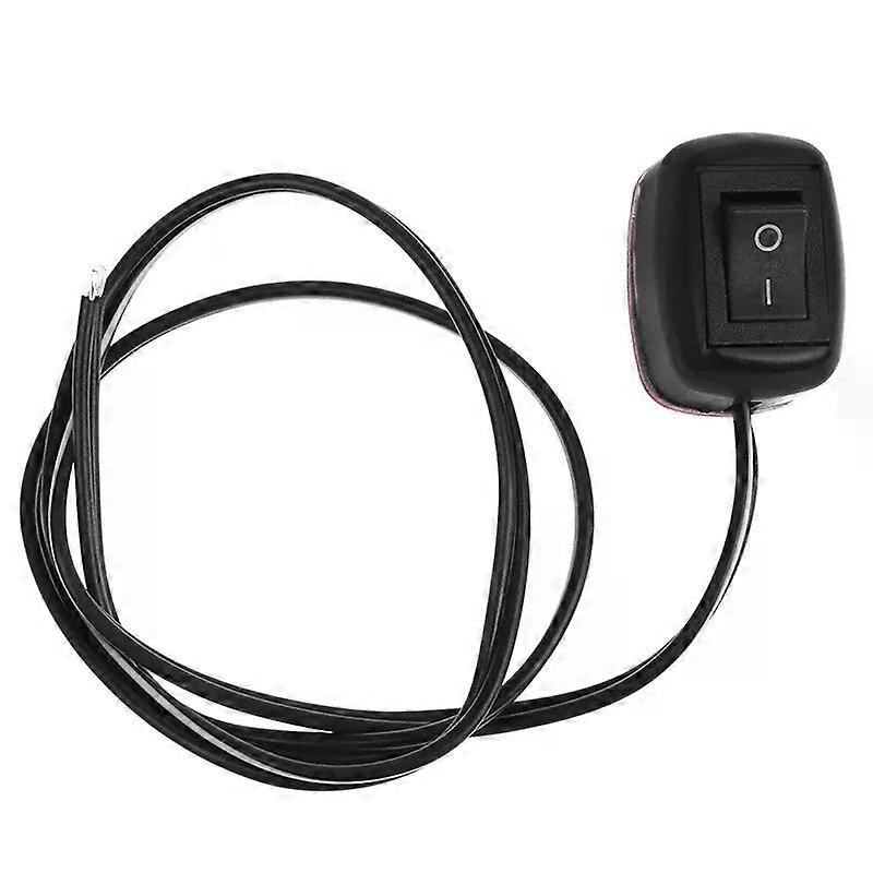 DC 12V Universal Car Switch Paste Type Toggle Switch with Cable 60cm For DRL