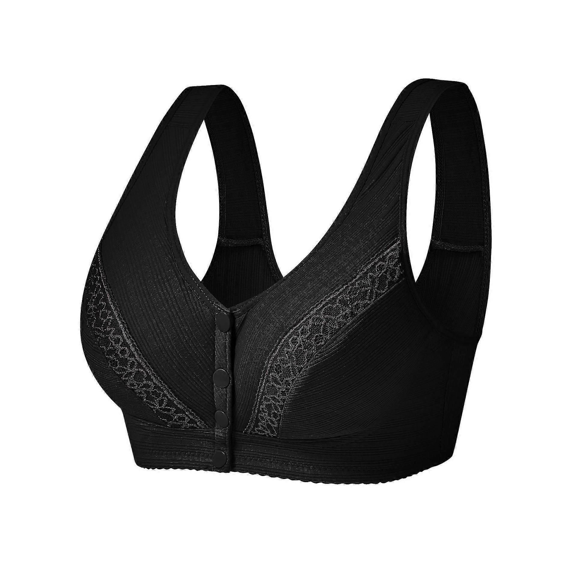 Ladies Button Front Soft Bra