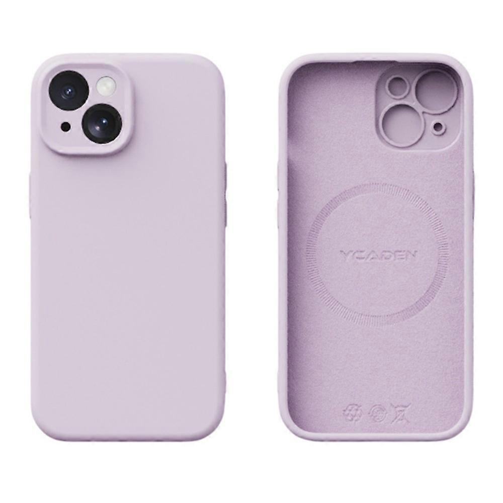 YCADEN Compatible For iPhone 15 Case Compatible with MagSafe Precise Cutouts TPU Phone Back Cover