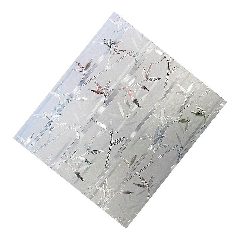 Silver PVC Window Stickers for Home Use with Solar Control Properties and Creative Pattern Design 1 Roll