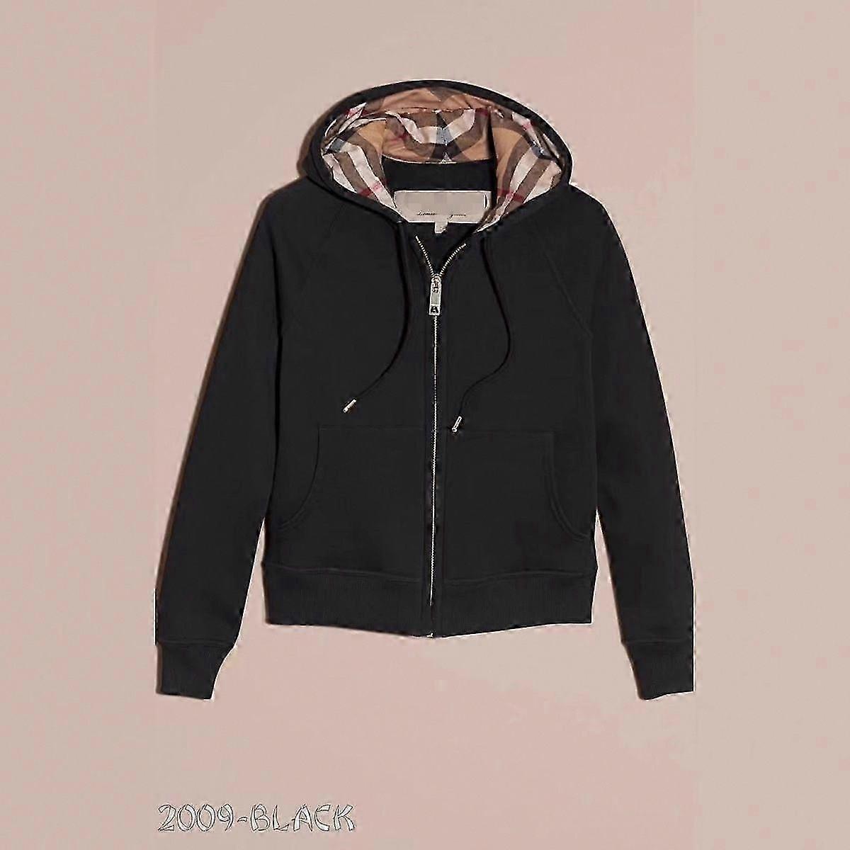 pullover con cappuccio in stile britannico di alta qualità per uomini e donne, giacca cardigan con zip intera