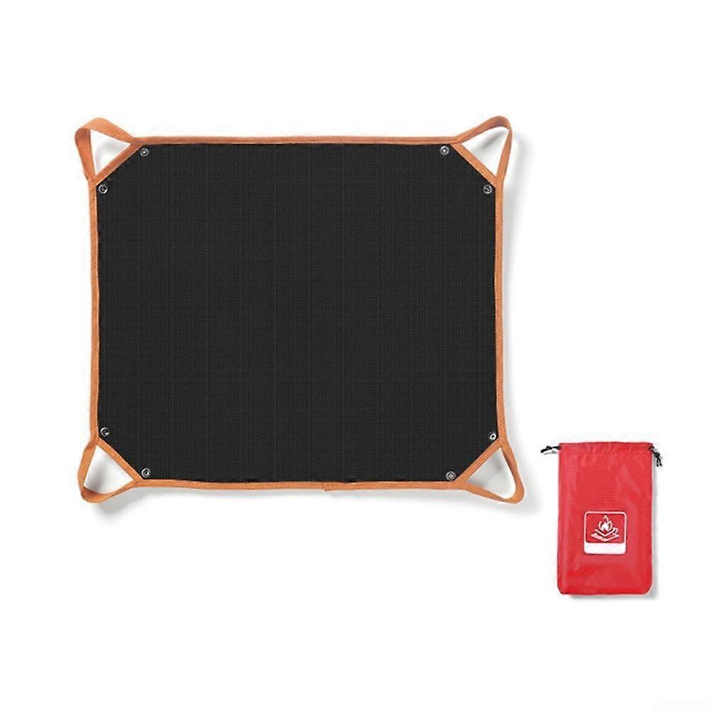 Fireproof Double Sided Campfire Safety Mat, Lightweight Portable Design, Small Size (60cm x 50cm)