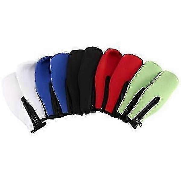 10 Pieces Beer Bottle Cooler Bottle Insulation Sleeve Protector With Ring Zipper