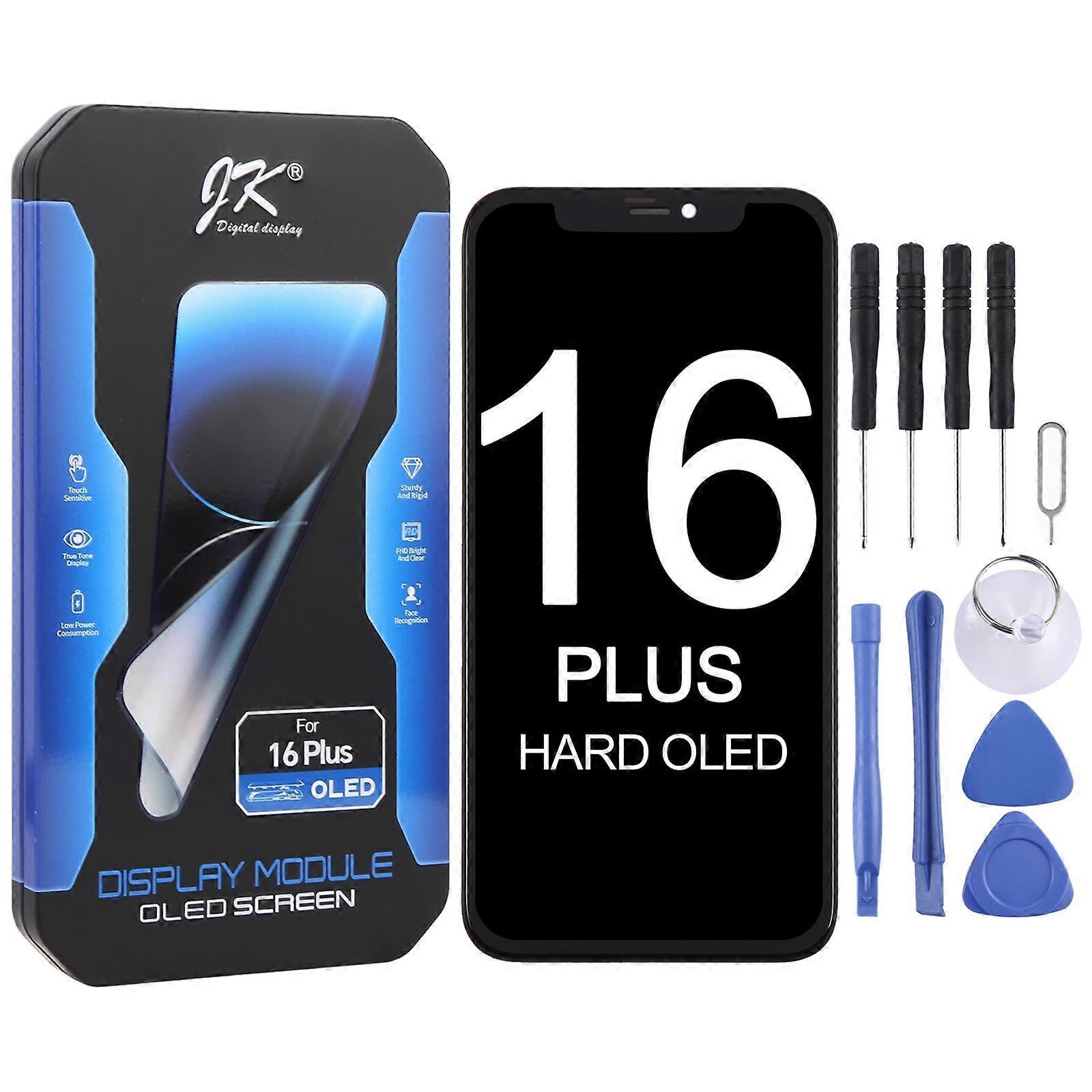 JK Hard OLED Screen For iPhone 16 Plus