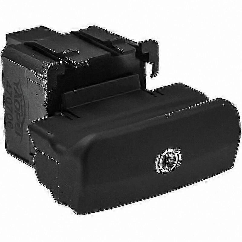 Handbrake Control Switch Compatible with Multiple Car Models, Matte Black Finish, Durable Design for Reliable Performance