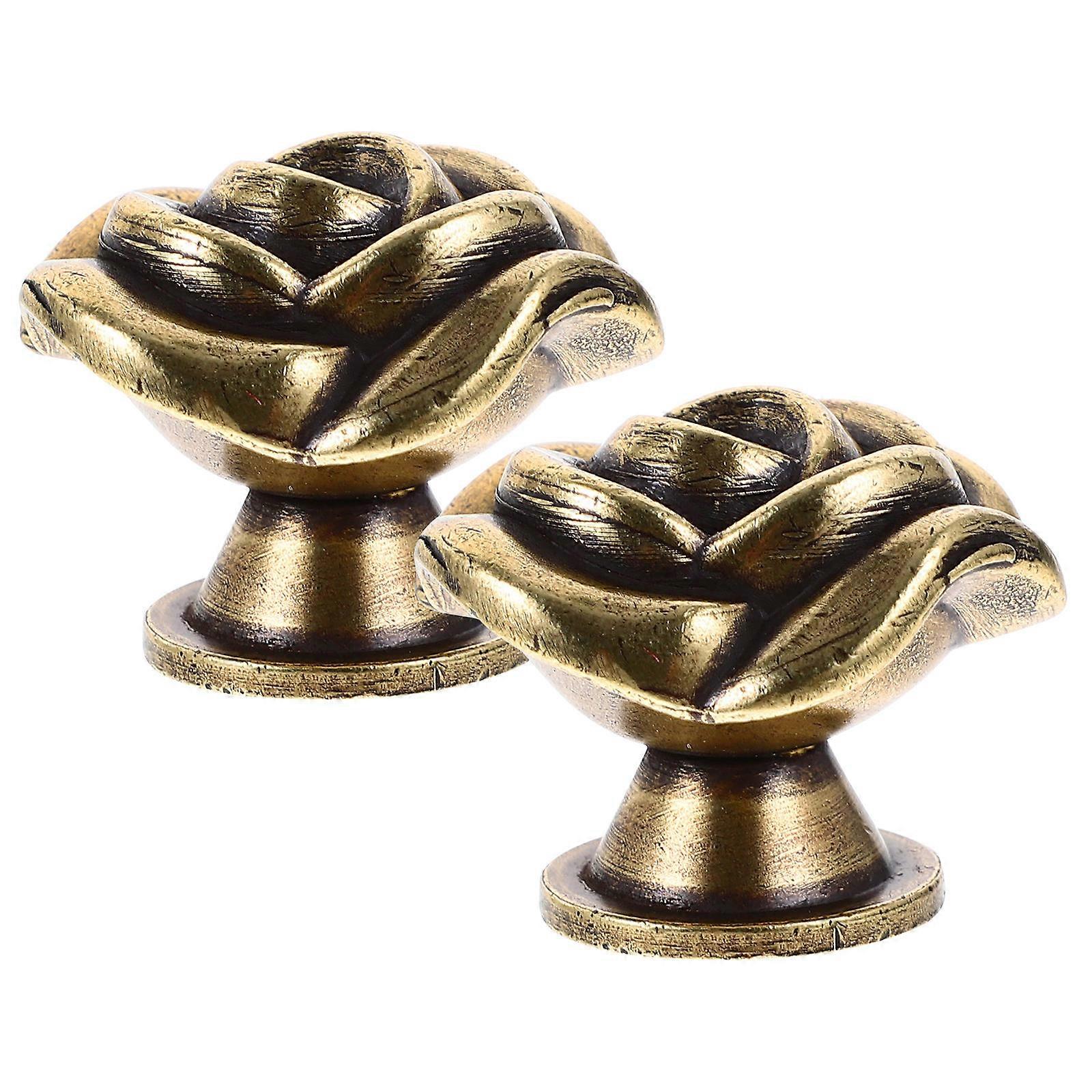 Knob Cabinet Handle Rose Drawer Pull 10Pcs
