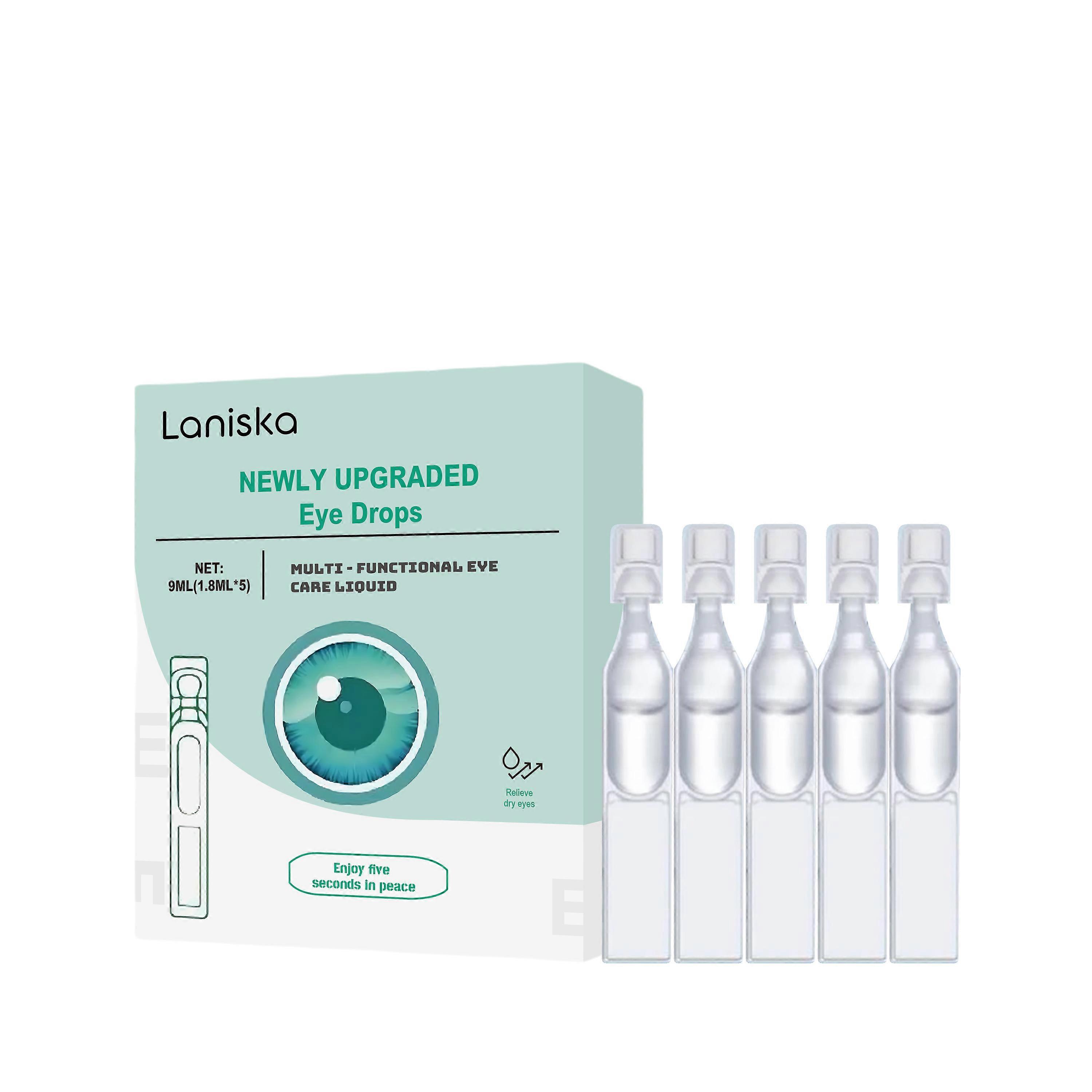 Laniska Eye Drops, Comfortable And Bright Eyes, Gentle And Moisturizing, Daily Eye Care Liquid