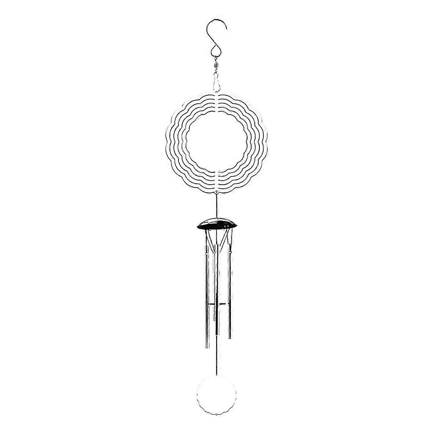 For Sublimation Wind Spinner Blanks Outdoor Decor With 4 Thickened Tubes