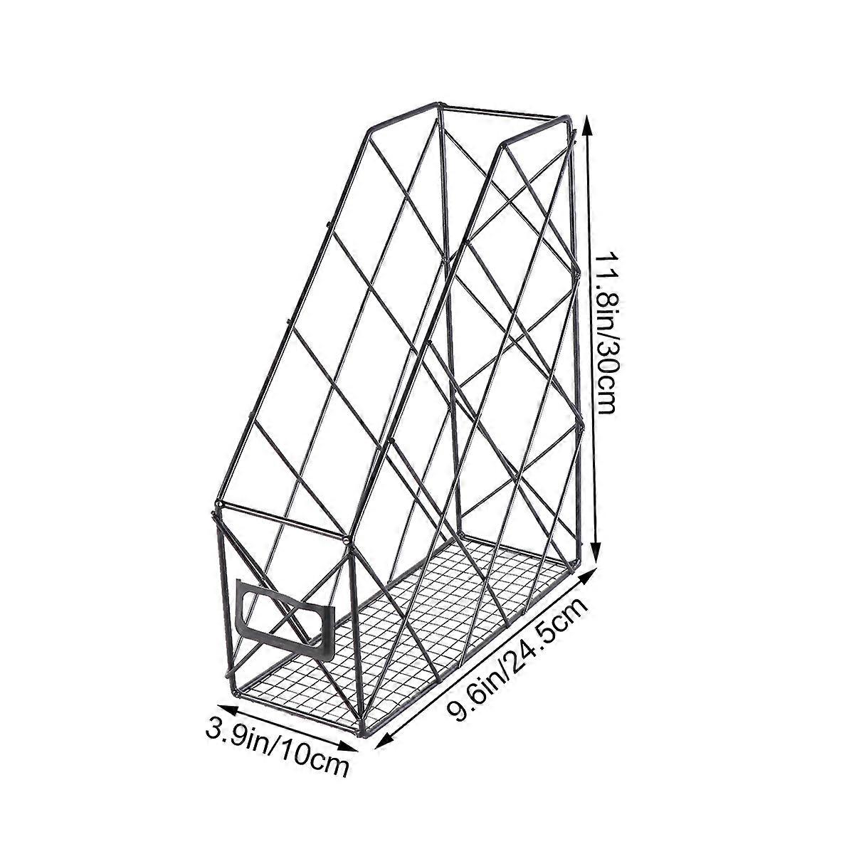 Iron Art Letter Holder Nordic Style Document Storage Rack Single Layer