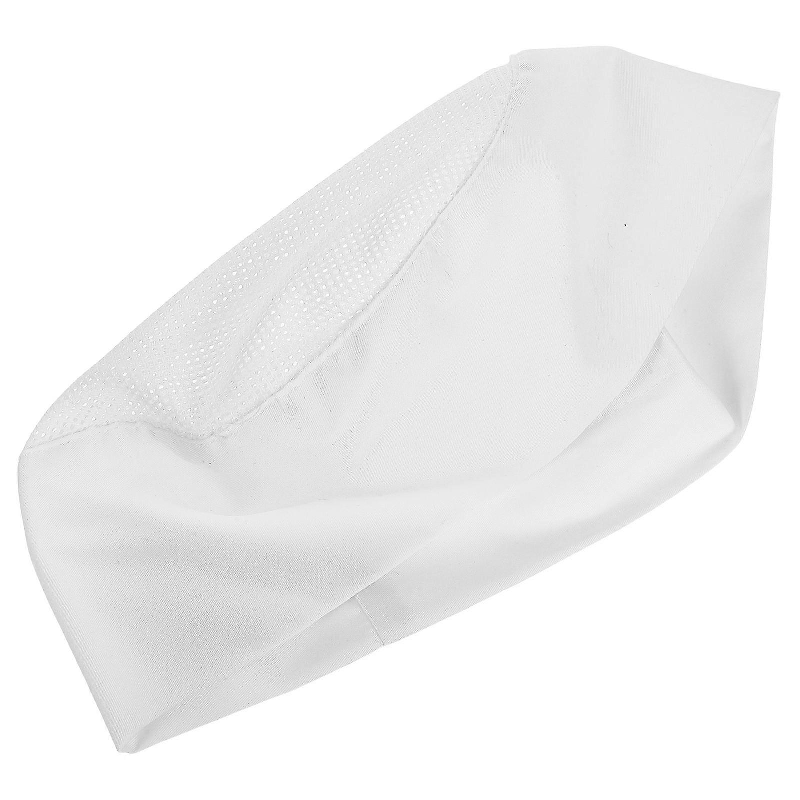 Mesh Chef Hat White for Cooling Hat 5Pcs with Adjustable Strap
