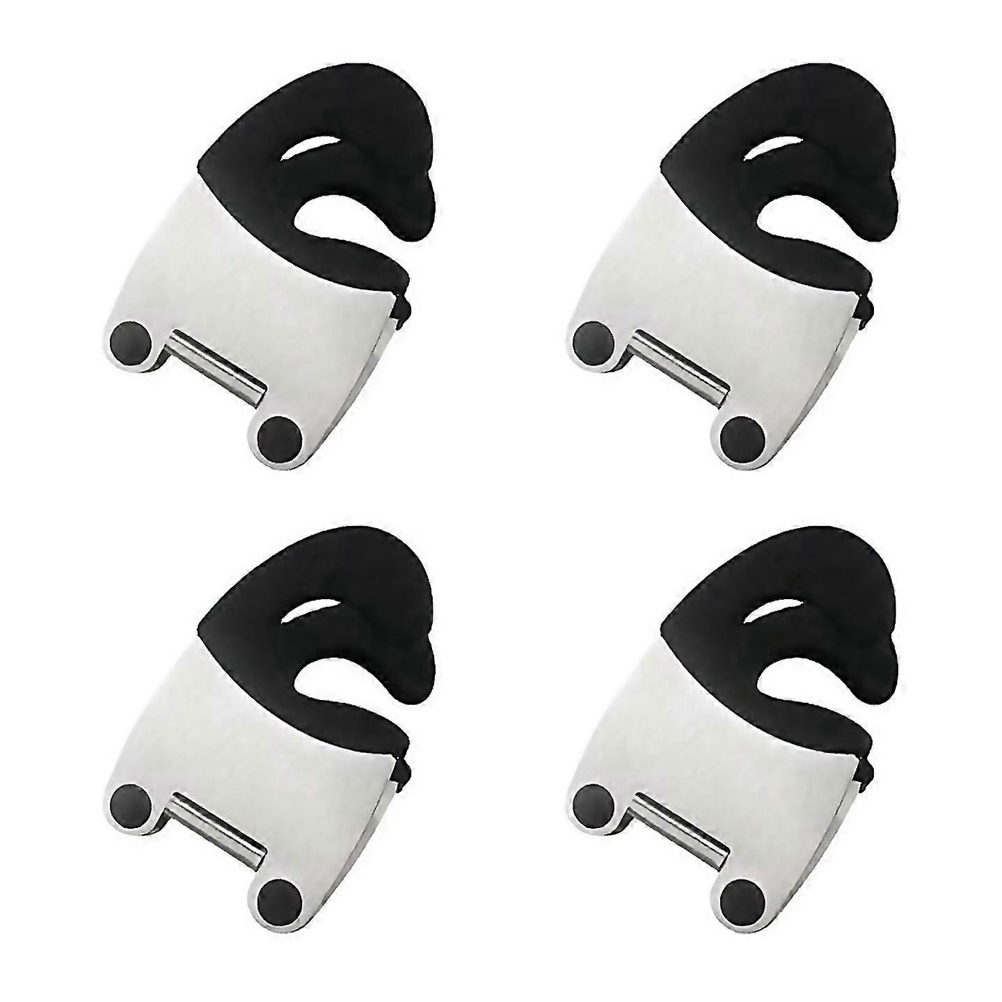 For Antiscalding Pot Clamp Spoon Rack Kitchenware Bowl Clamp Black