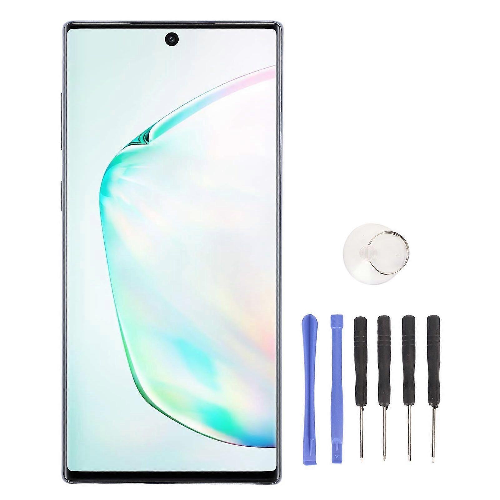 LCD Touch Screen Assembly for Galaxy Note 10 N970F N970U Touch Screen Assembly Replacement Digitizer with Frame Black