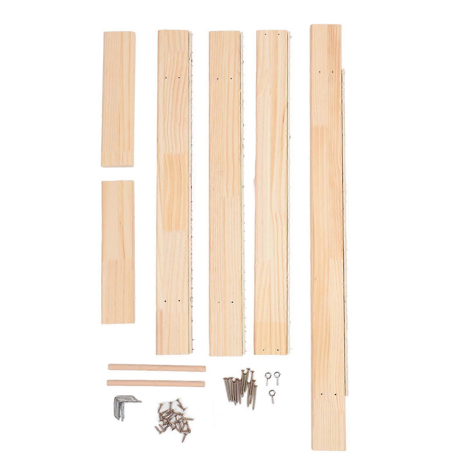Tufting Frame Multipurpose 27.6x27.6inch Sturdy Wooden Rug Tufting Frame for Rug Making Tapestry Making DIY Crafts
