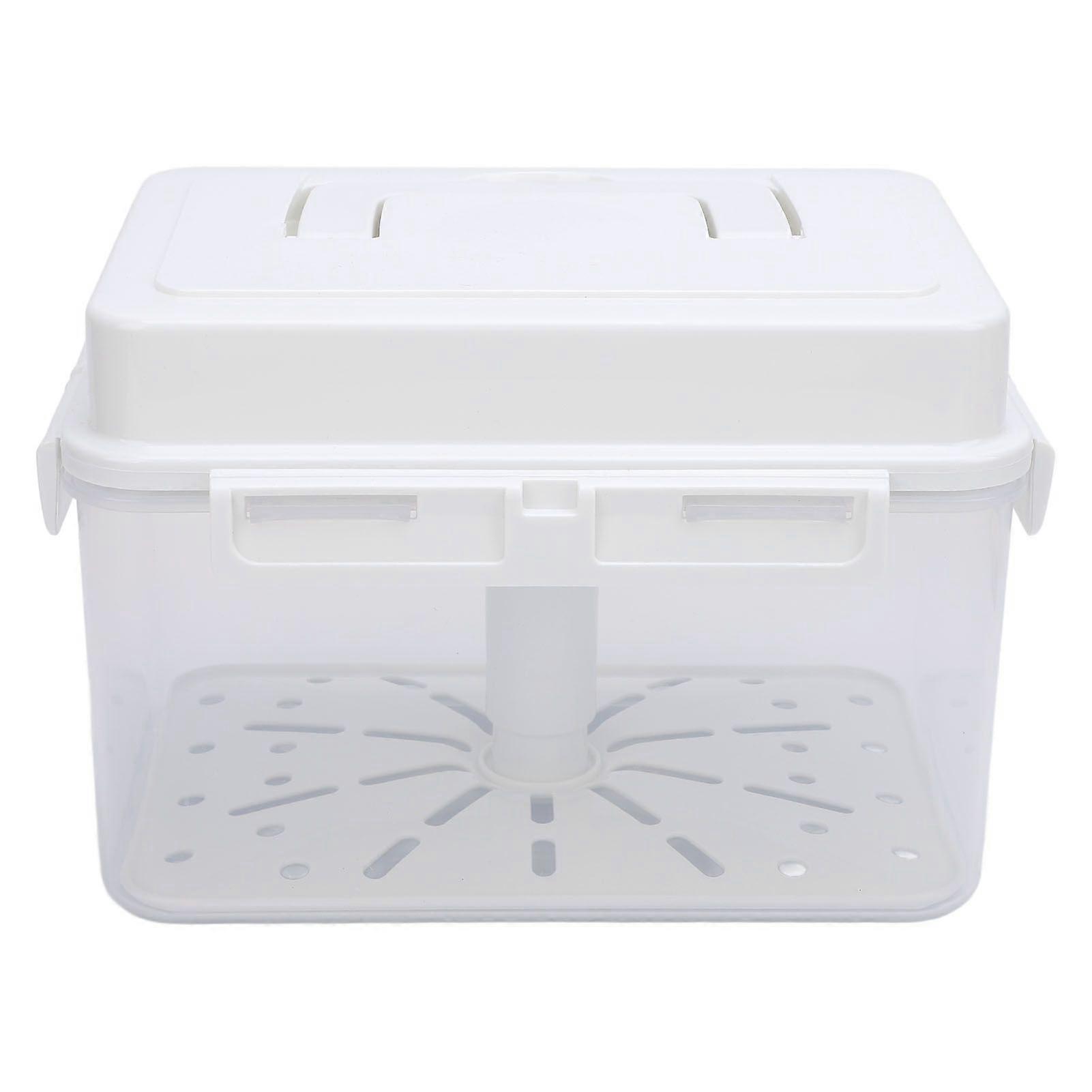 Kimchi Fermentation Container Large Capacity Good Sealing Rectangular Kimchi Pickling Fermentation Box 5L
