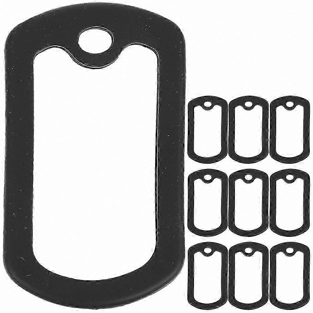 10 Pack Silicone Protective Covers for Dog Tags with Noise Reduction Feature