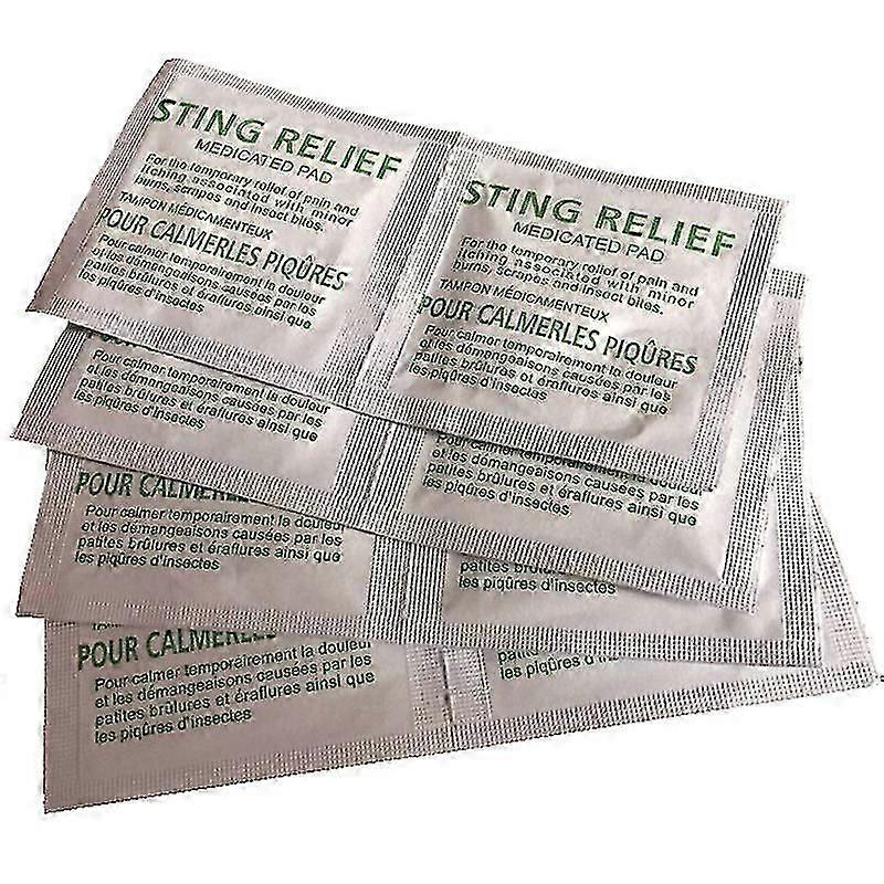 200 Pcs Sting Relief Prep Pad, Sting Preparation Pad, Insect Sting Remove Wipes