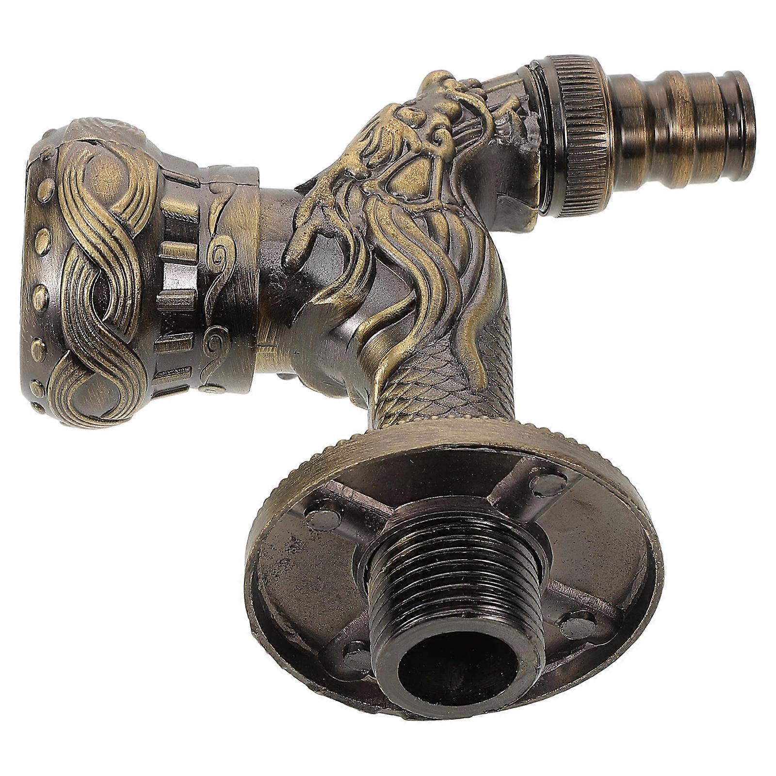 Bathroom Faucet Zinc Alloy Washing Machine Tap for Home Use 2Pcs