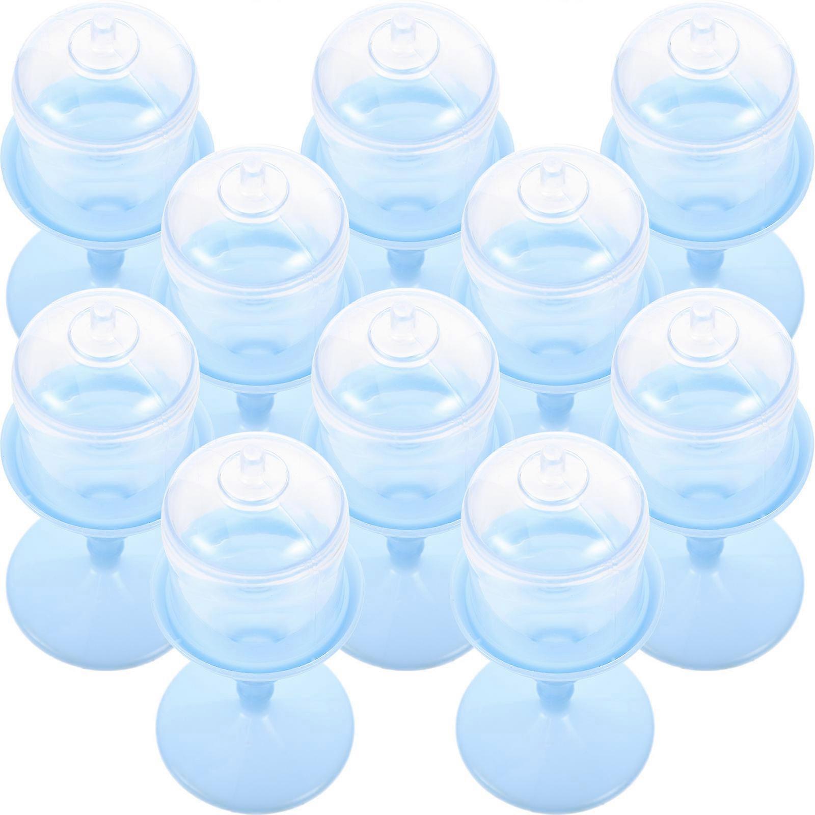 Classic Design Candy Storage Boxes Suitable For Home Users And Restaurants 14X6.3X6.3CM Sky-Blue 10Pcs