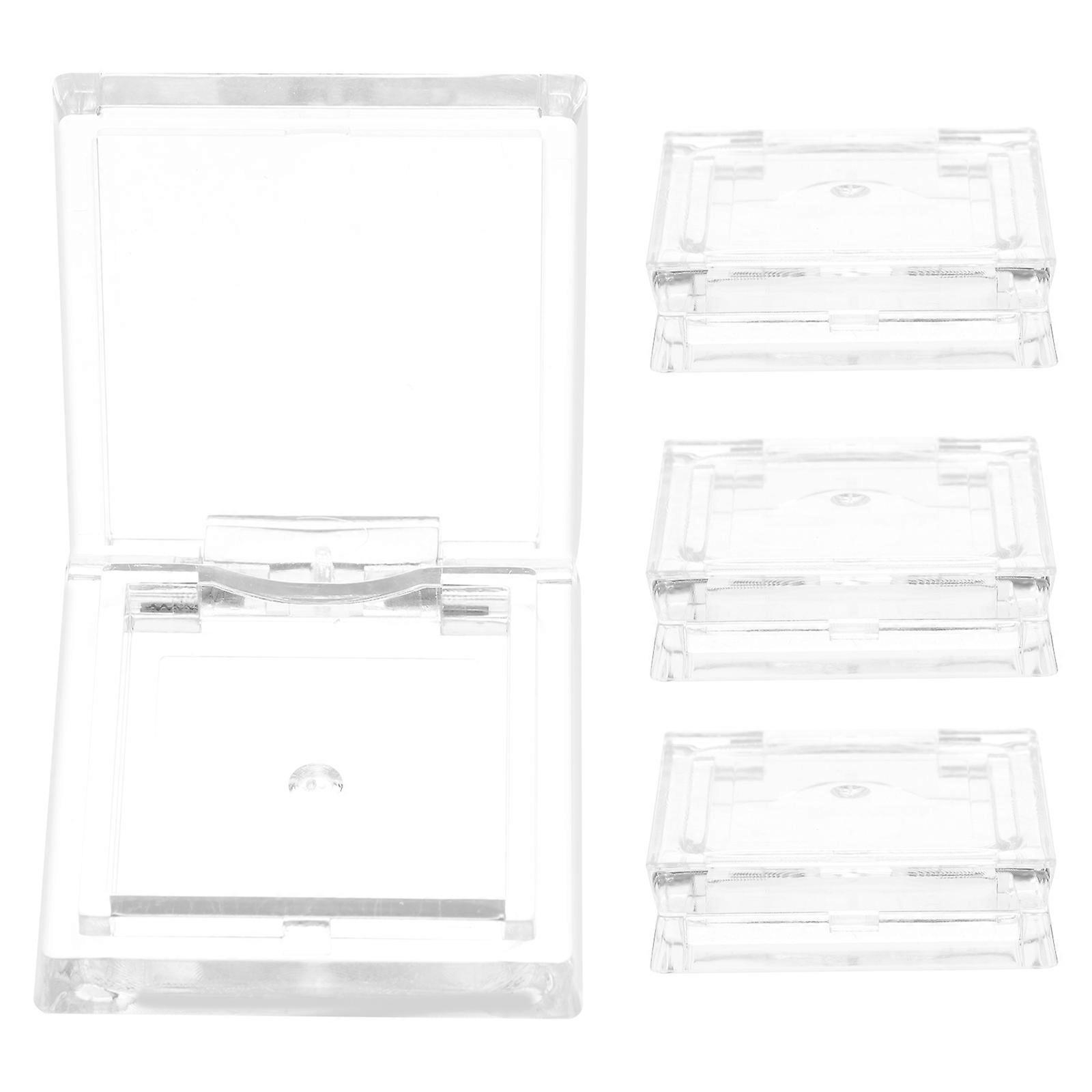 Transparent Plastic Eyeshadow Pan for Storage Cosmetic 20Pcs