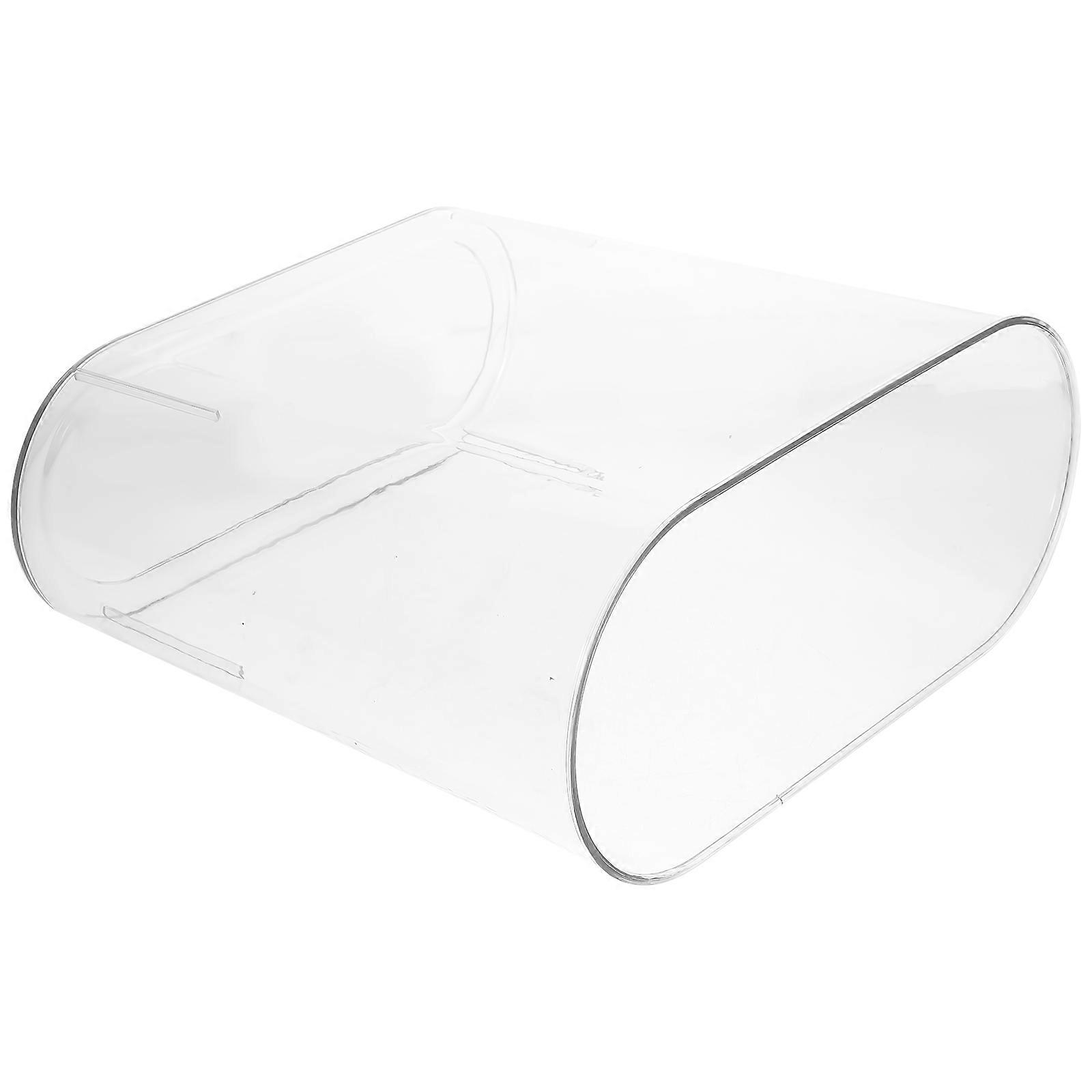 Small Transparent Plastic Fish Bowl for Office Use 2Pcs Durable Aquarium