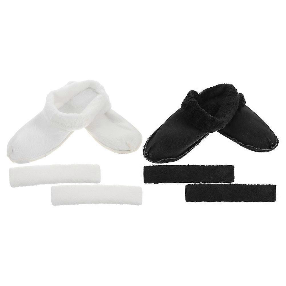 Fleece Footbed Liners for Clogs Featuring Removable Plush Design 8Pairs