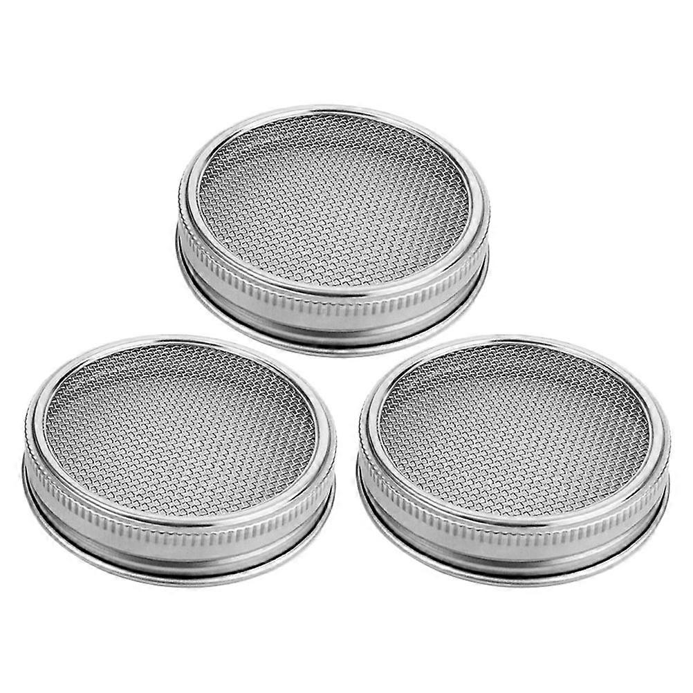 Versatile Sprouting Cover Stainless Steel Sprouting Lids for Home Use 6Pcs