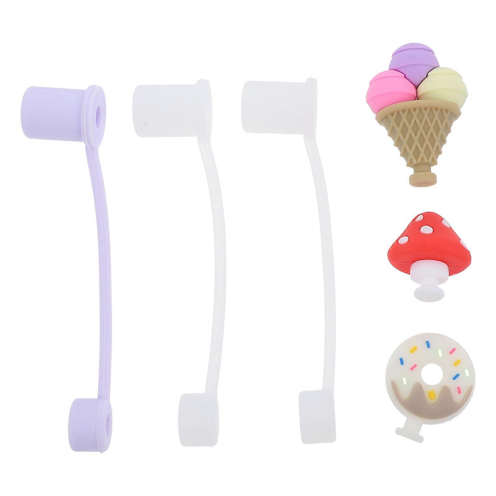 Adorable Straw Covers Small Caps for Protection Use 16Pcs Assorted Colors