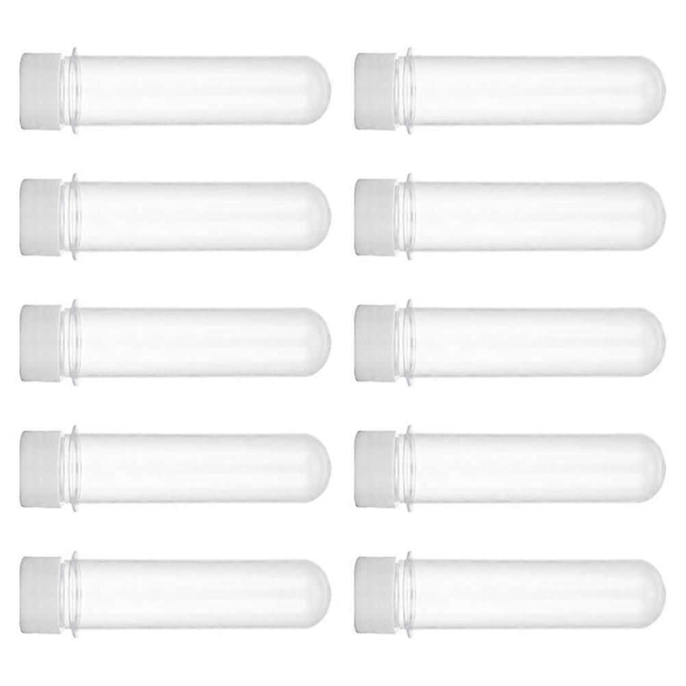 50 Pcs Clear Test Tubes Portable Candy Storage Tubes With Lids Designed For Easy Organization And Protective Storage
