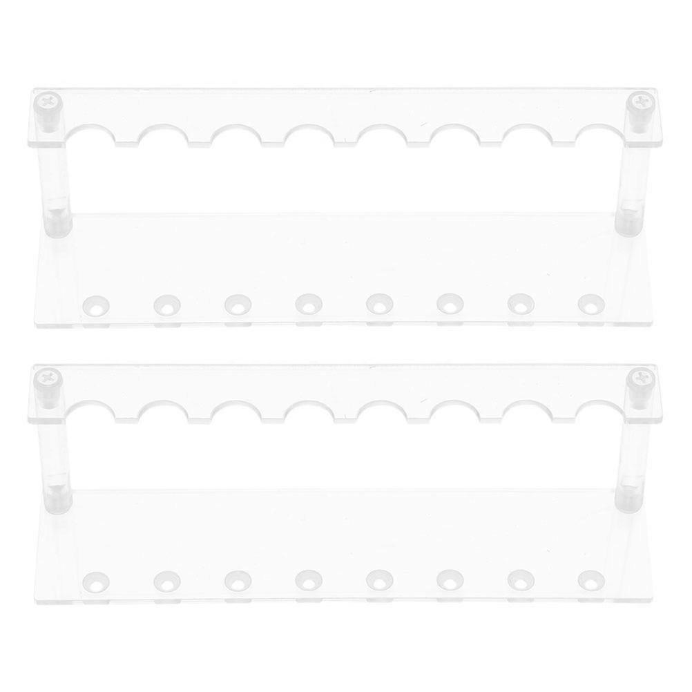 Multifunctional Acrylic Pen Stand for Desk Storage 4Pcs Transparent