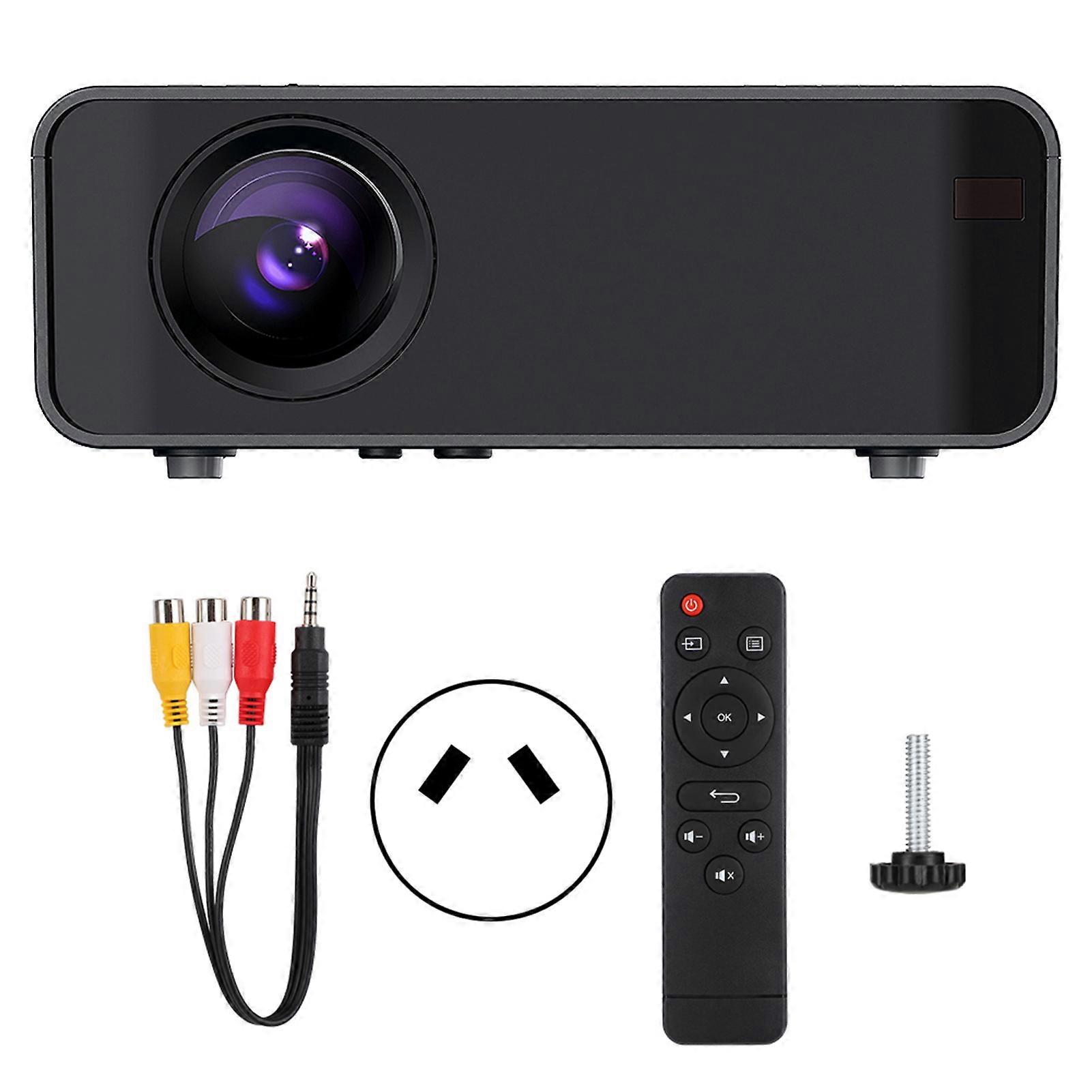 W80 720p 3D Portable HD Projector - Eye-Friendly, Immersive Sound, Multi-Interface