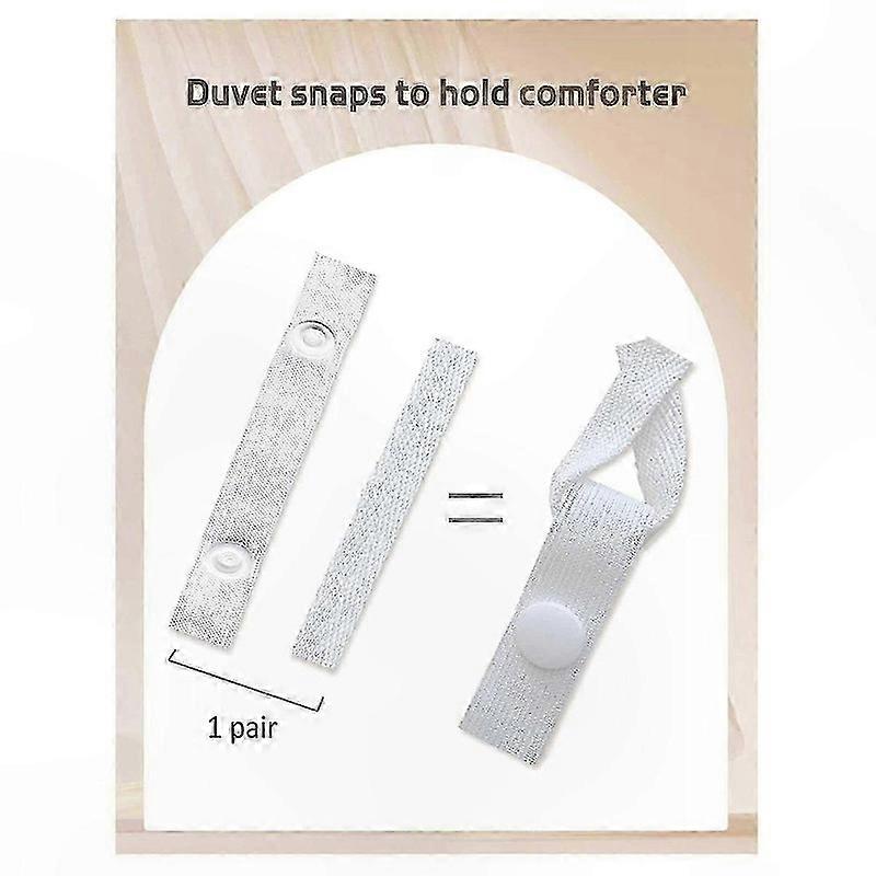 Comforter Clips to Secure Duvet Cover in Place, Quilt Fasteners for Inside Use, Duvet Snap Hacks