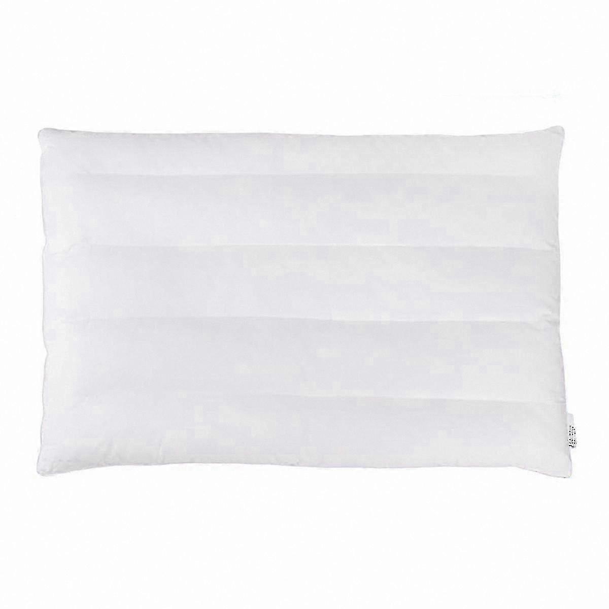 Slim Flat Pillow for Stomach and Side Sleepers, Thin Rectangular Cushion for Neck Support and Comfortable Abdominal Rest