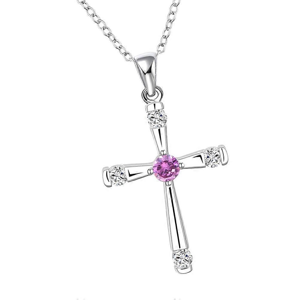 Cross Jewelry Necklace for Decor 2Pcs