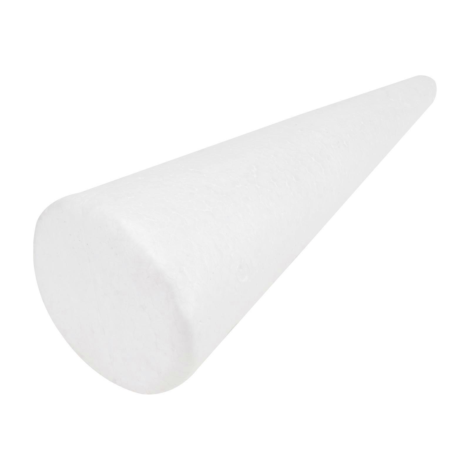 Cone Craft White Solid DIY Cone for Decoration 3Pcs Children Handmade