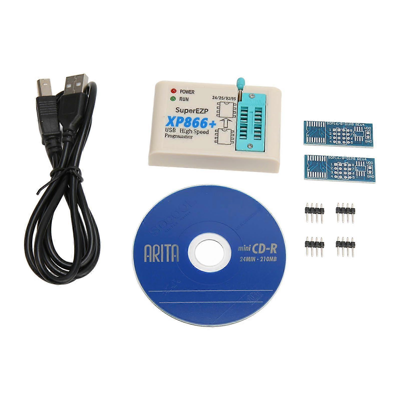 High Speed Programmer SPI FLASH Programmer Module BIOS Chip USB Programming Kit for 24 25 93 EEPROM