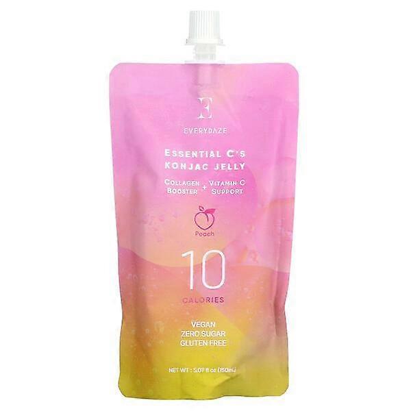 Everydaze, Essential C's Konjac Jelly, Peach, 5.07 fl oz (150 ml)
