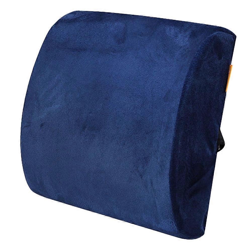 Lumbar Cushion Comfortable Back Pillow for Office Chair 2Pcs Breathable Blue