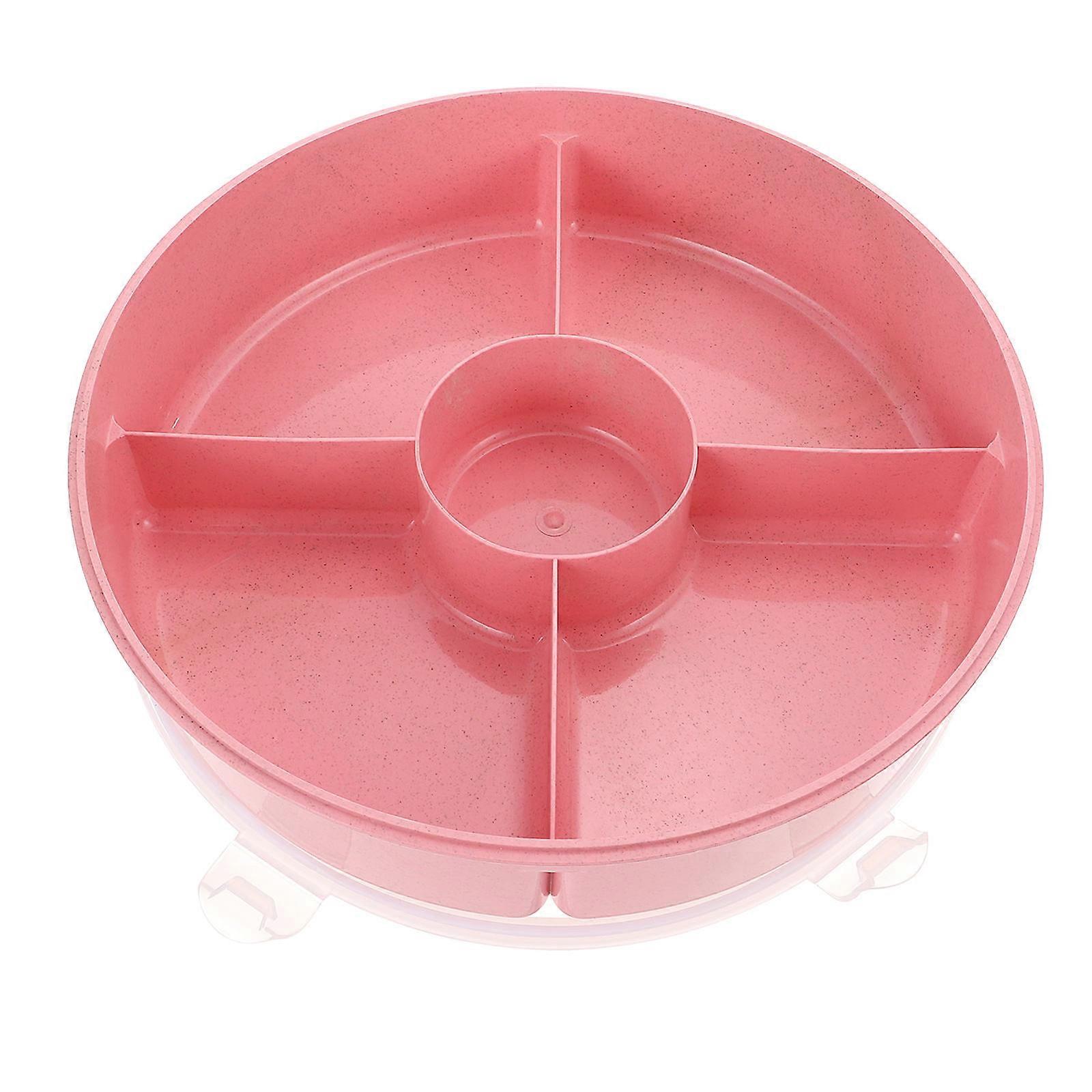 Divided Dried Fruit Box Snack Storage with Lid for Home Use 3Pcs