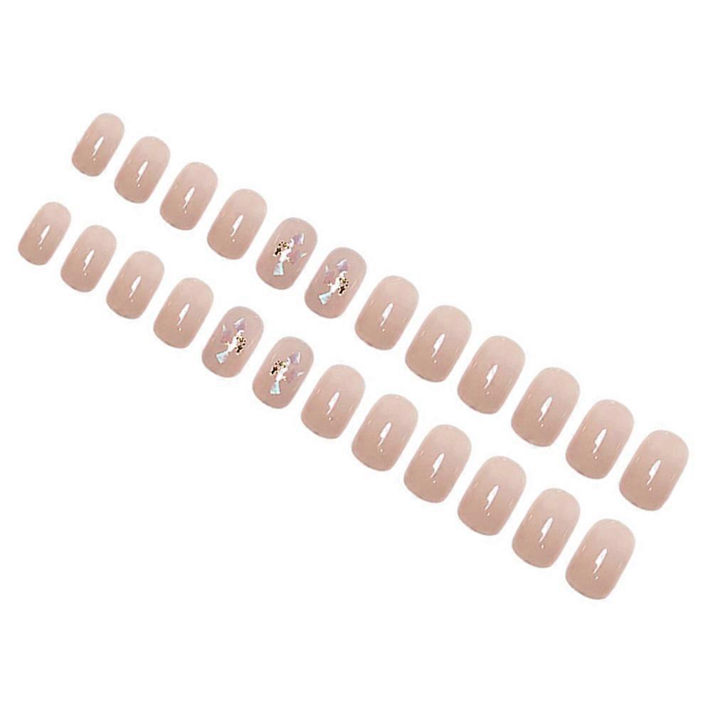 Temporary Nail Decoration 3 Sets Press On Fake Nails For Girls Delicate Shape Nail Art Decor 72Set