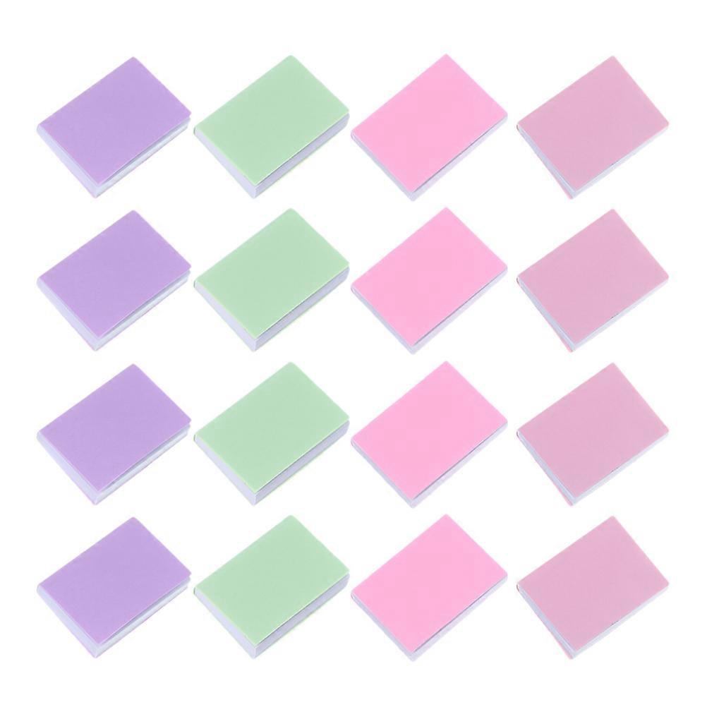 Miniature Books for Dollhouse Pretend Play Toys Tiny Blank Notebooks 64Pcs