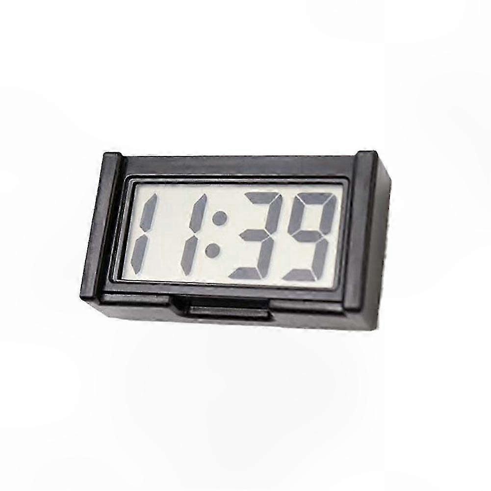 Small LED Digital Clock for Car Dashboard - Adhesive Mini Time Display