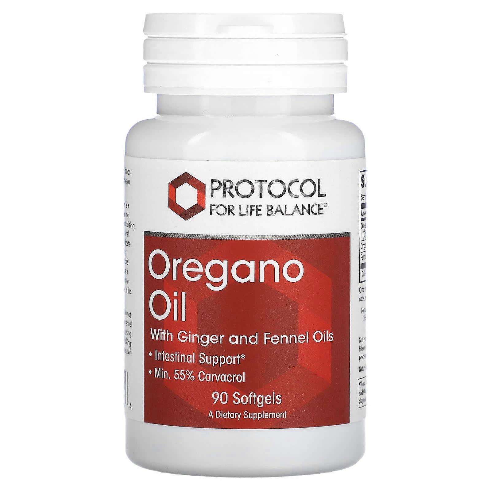 Oregano Oil with Ginger and Fennel Oils, 90 Softgels