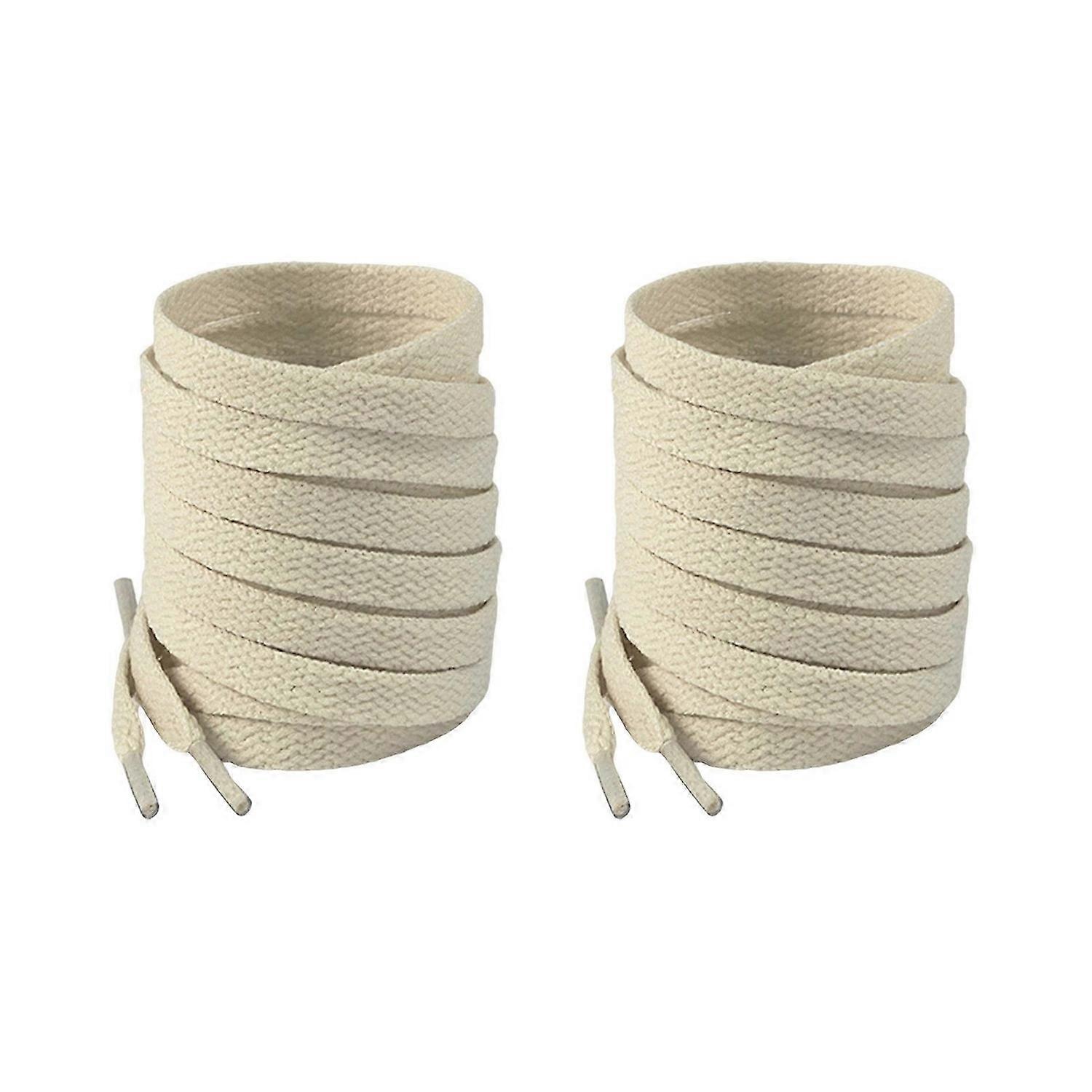1 Pair Unisex Flat 8mm Width Shoelaces Multiple Colors Option Shoe Strings For Sneakers And Boot Shoe Laces Replacement Yellow