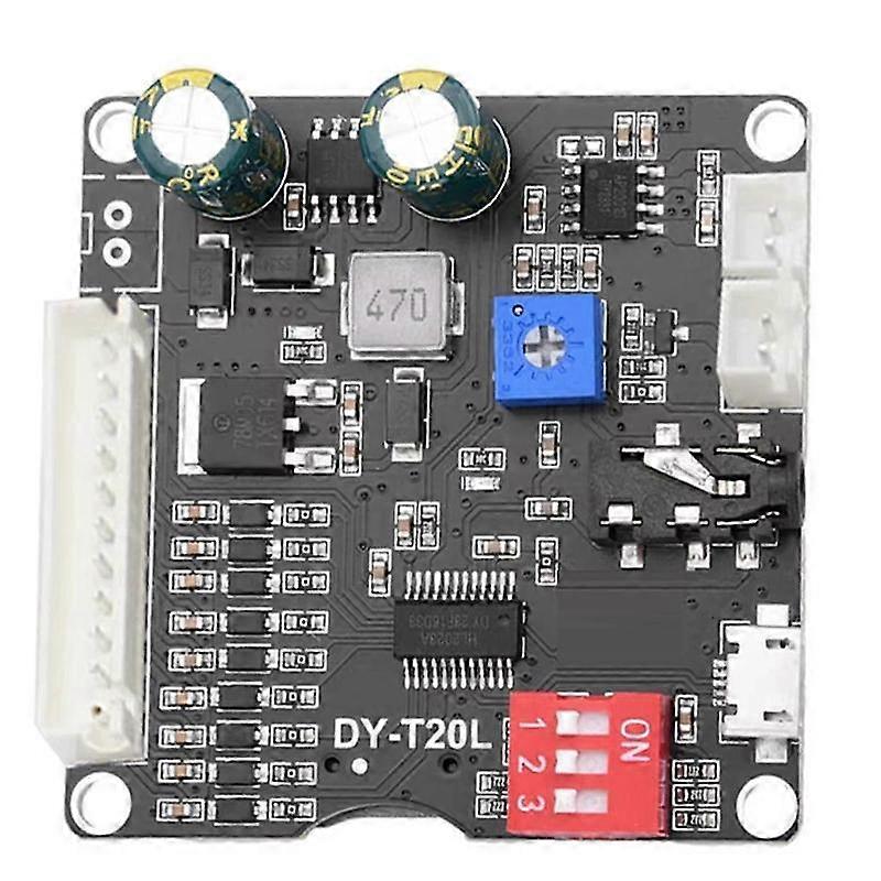 DC6-35V10W/20W Voice Mp3 Playback Control Module Trigger Audio Module Supports USB Flash Drive TF Ca