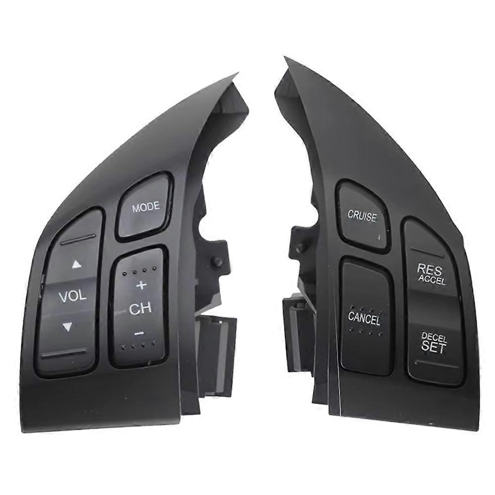 1Pair Car Steering Wheel Cruise Switch Control Volume Buttons 35880-SWA-A01 36770-SWA-A01 for Honda CRV 2007-2011