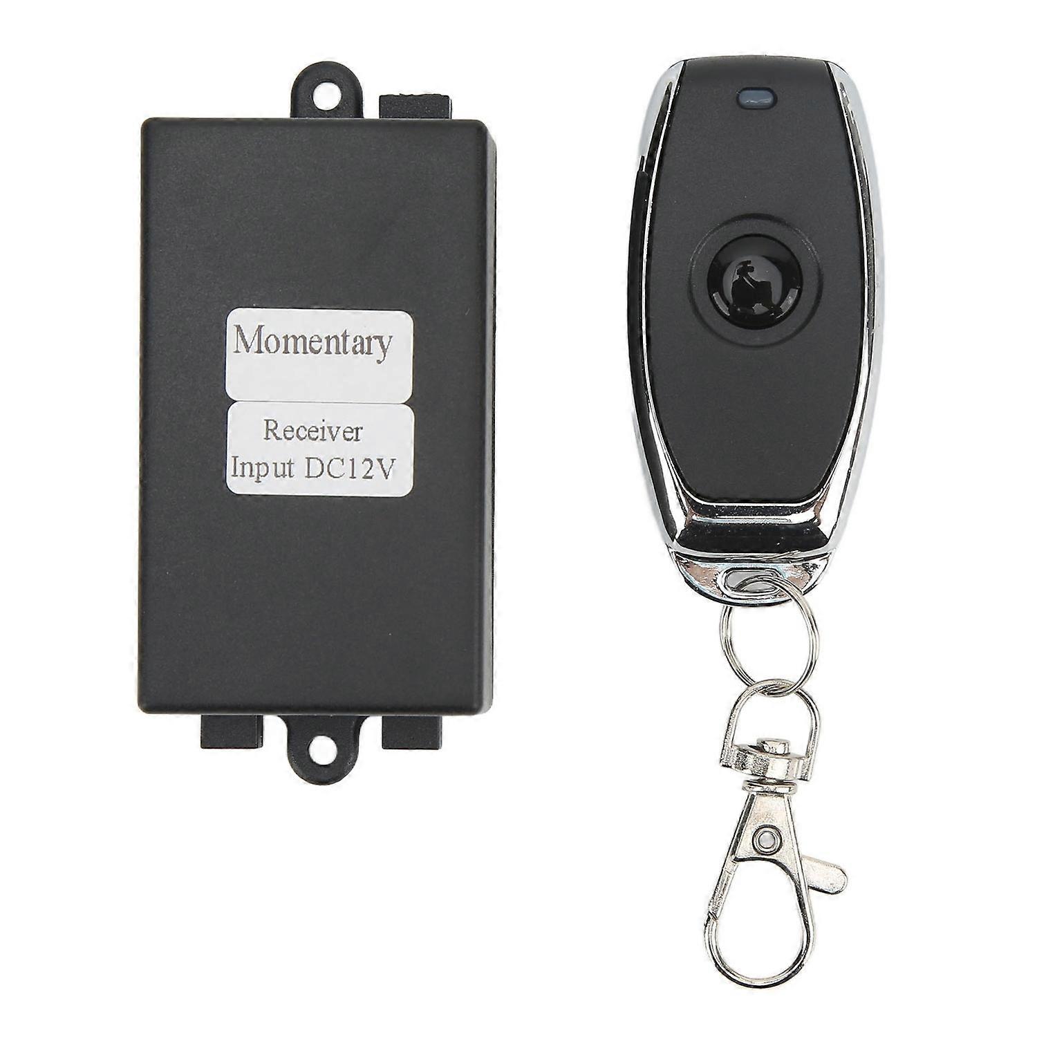 Momentary Remote Control Switch Single Button High Sensitivity Wireless Remote Control Switch with R