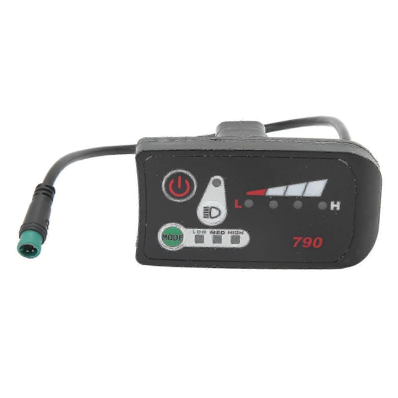 Wasserdichtes LED-Anzeigefeld für Elektrofahrräder mit 5p-Stecker