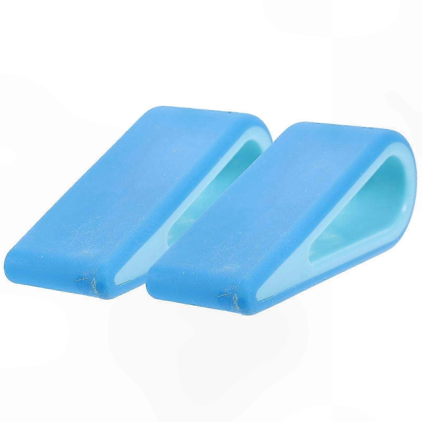 2-Pack Adjustable Laptop Stand with Cooling Fan for Notebook Computers (Blue)